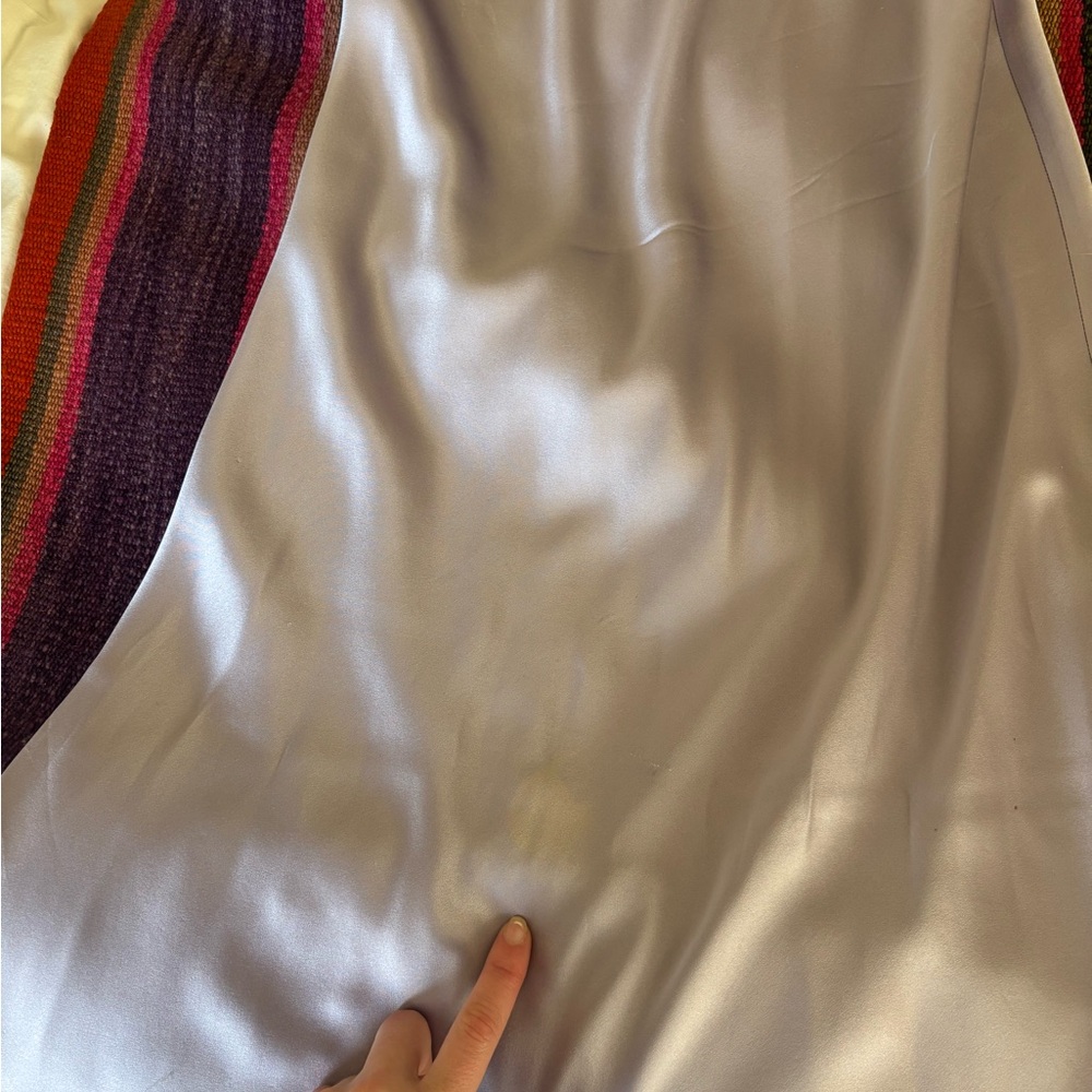 Reformation Lavendar Silk Set - Picture 4 of 6